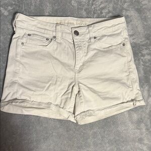 American Eagle Outfitters Women's White Jean Shorts